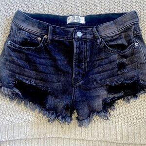 Free people destressed shorts